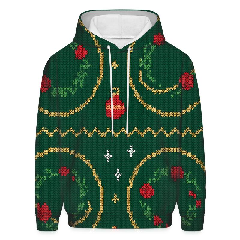 Holly Orbit Medallion Grid Design custom hoodies