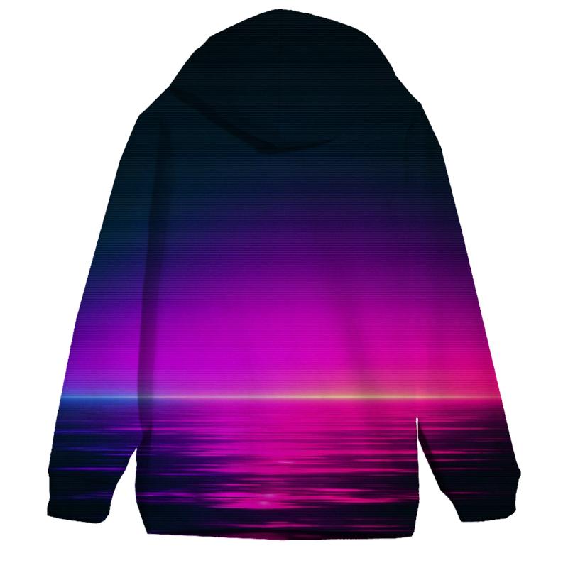 Neon Harbor Afterglow hoodie designs