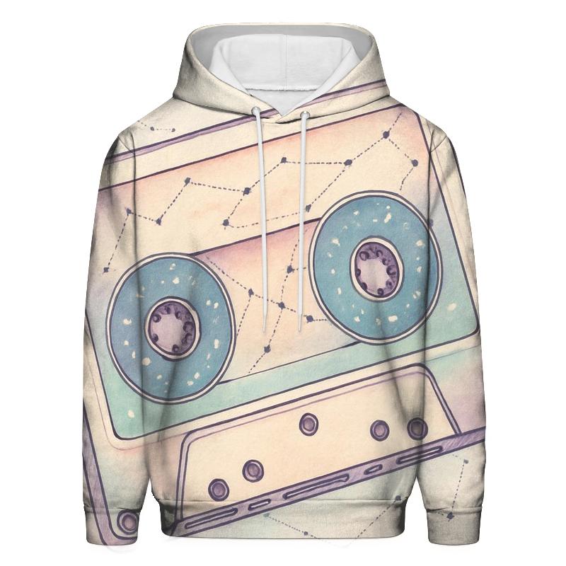 Cassette Constellation Map hoodie styles