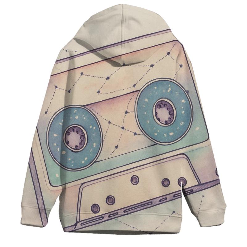 Cassette Constellation Map hoodie styles