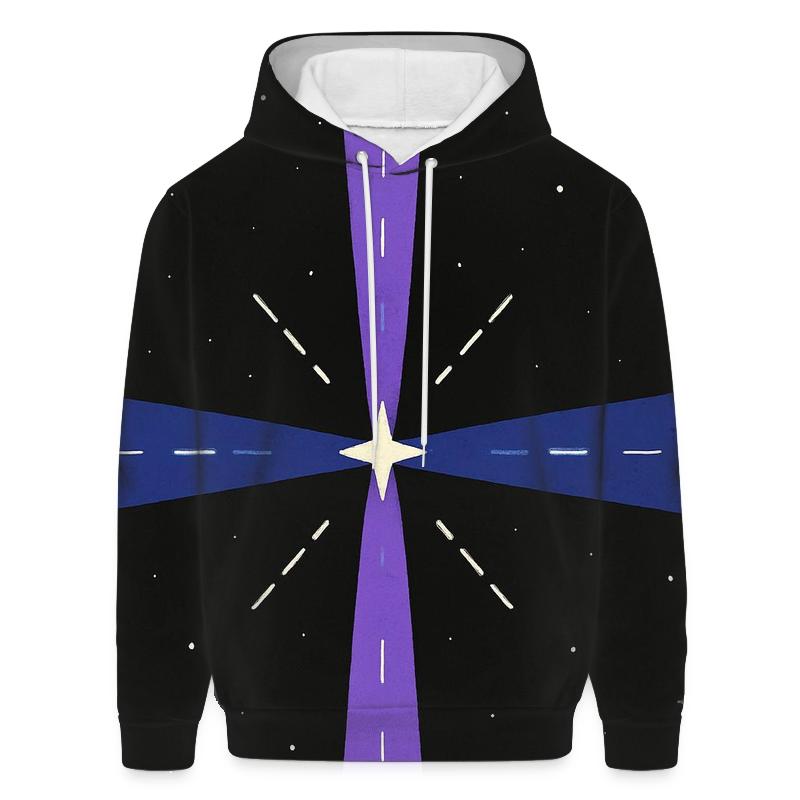 Pulsar Beam Crosshatch heavyweight hoodies