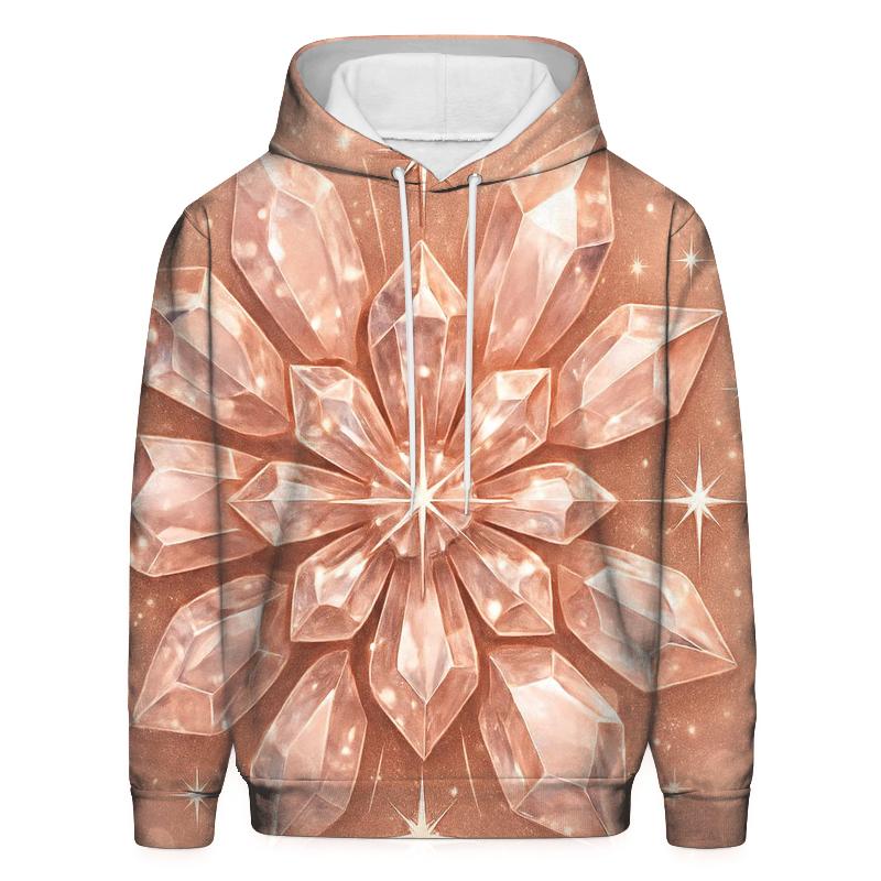 Rose Gold Gem Bouquet Burst hoodie styles