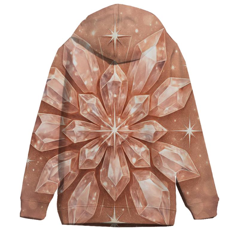 Rose Gold Gem Bouquet Burst hoodie styles