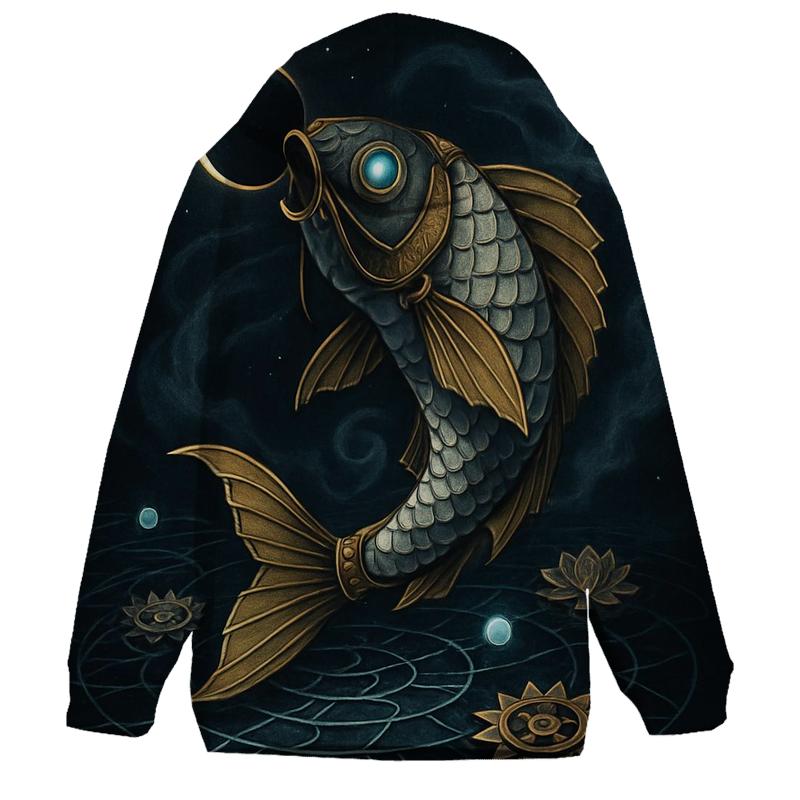 Clockwork Koi Eclipse heavyweight hoodies