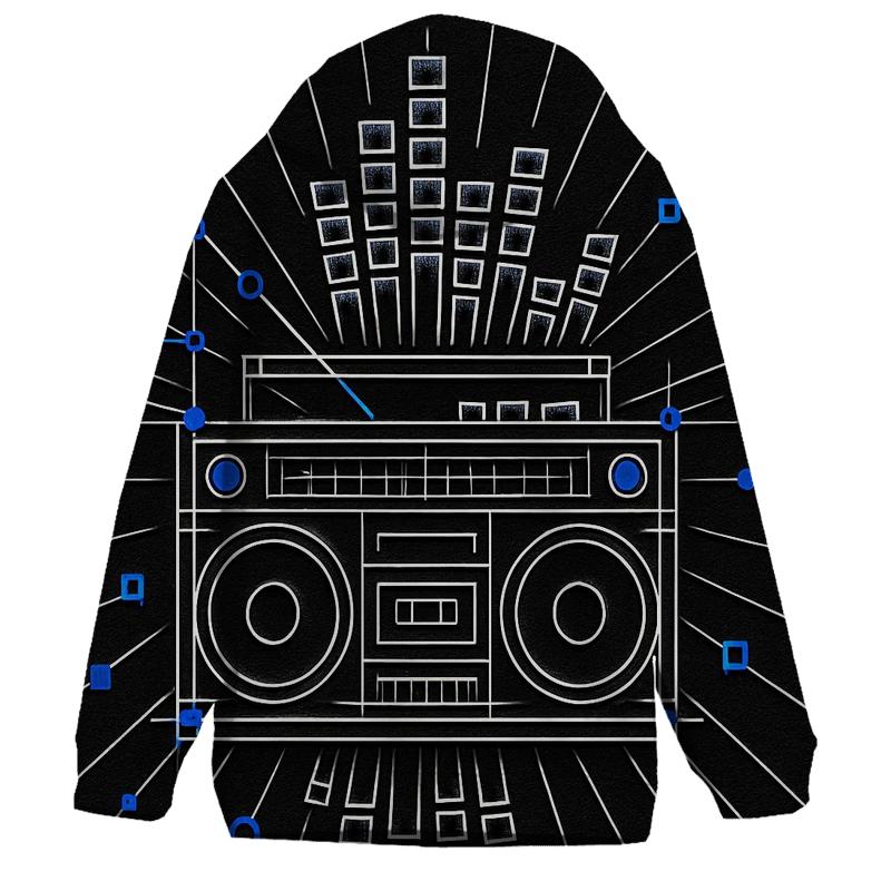BoomBox Blueprint Burst designer hoodies