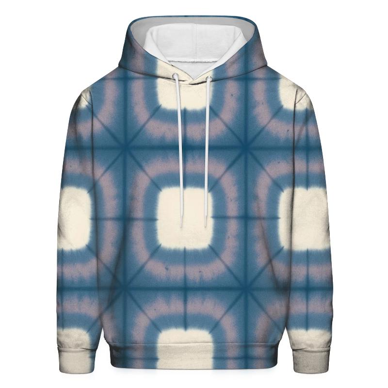 Itajime Moon Crater Grid lightweight hoodies