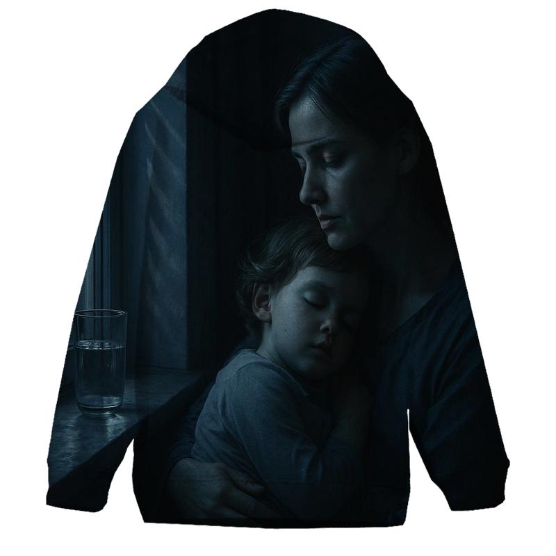 Her Patience Like Moonlight On Water printed hoodies