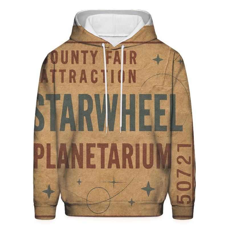 Distressed Cosmic County Fair Ticket Art hoodie designs