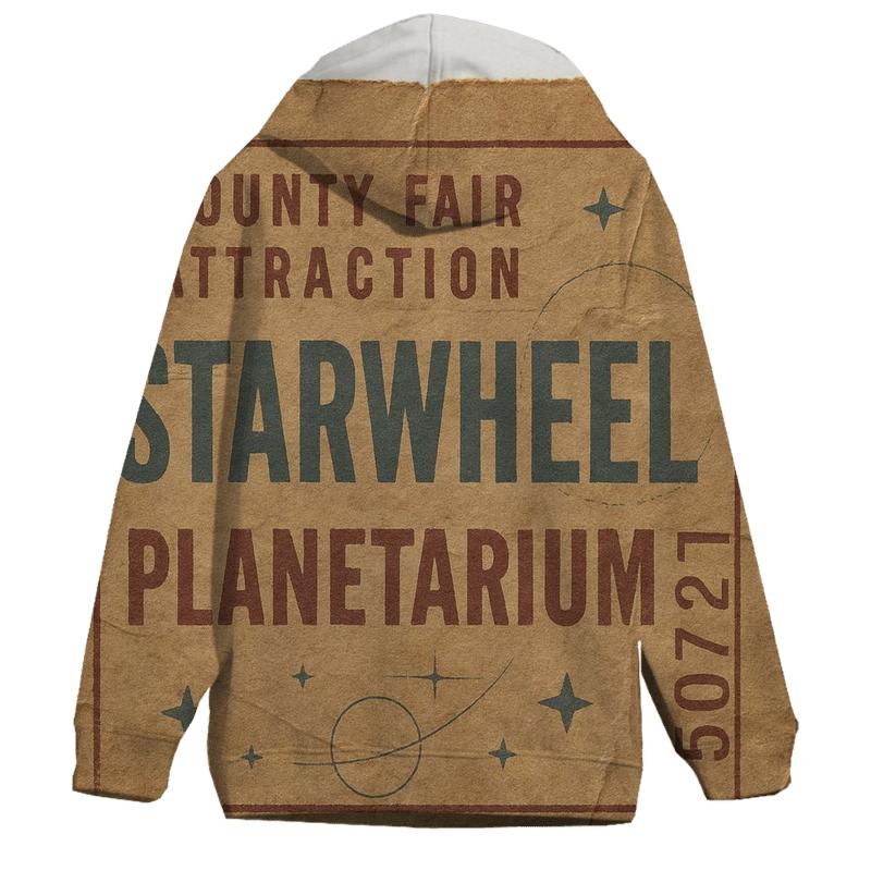 Distressed Cosmic County Fair Ticket Art hoodie designs
