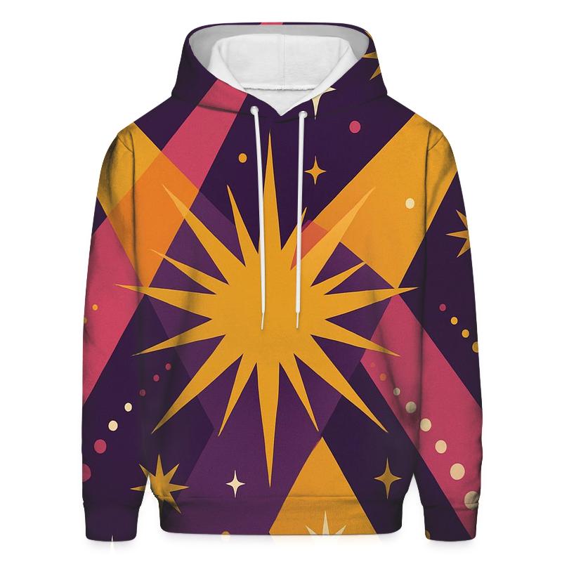 Disco Spotlights And Starbursts hoodie trends