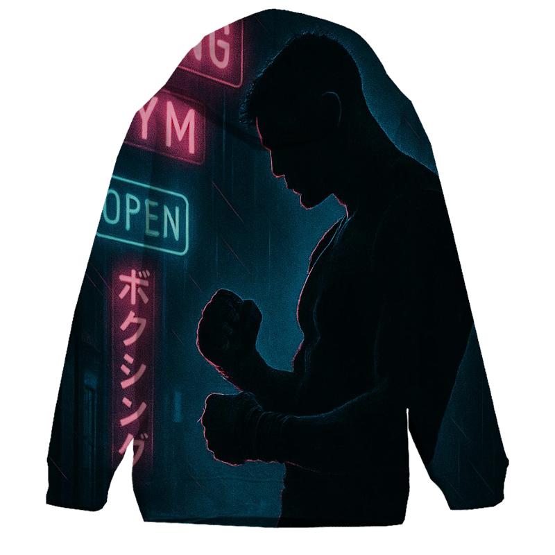 Neon Alley Shadow Boxer zip-up hoodies