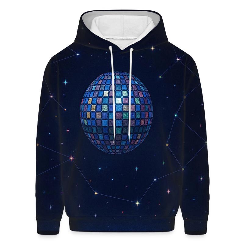 Midnight Disco Constellation zip-up hoodies