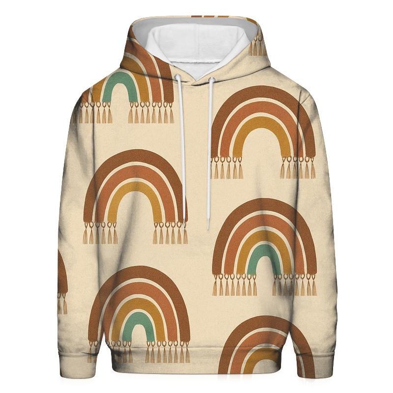 Macrame Rainbow Bands custom hoodies