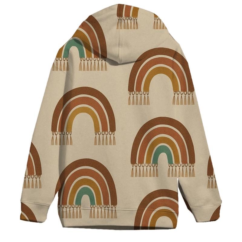 Macrame Rainbow Bands custom hoodies