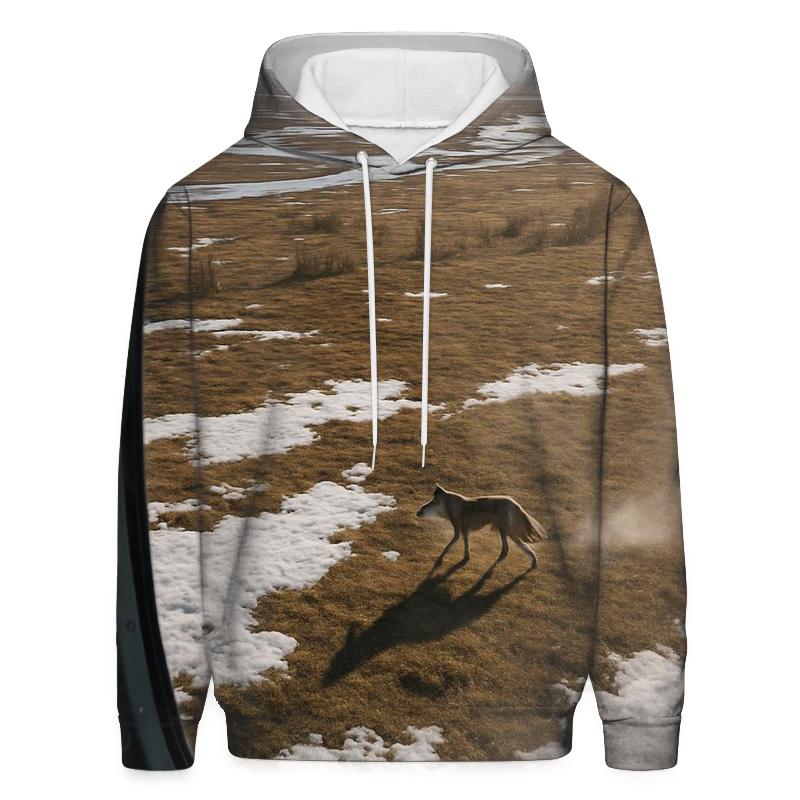 Aerial Count Over Spring Calving Grounds graphic hoodies