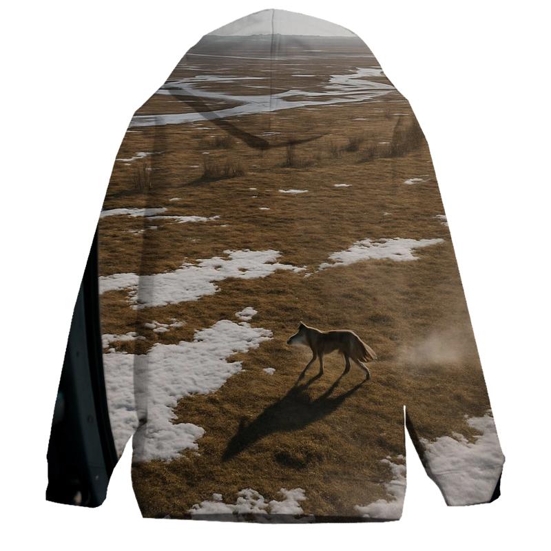 Aerial Count Over Spring Calving Grounds graphic hoodies