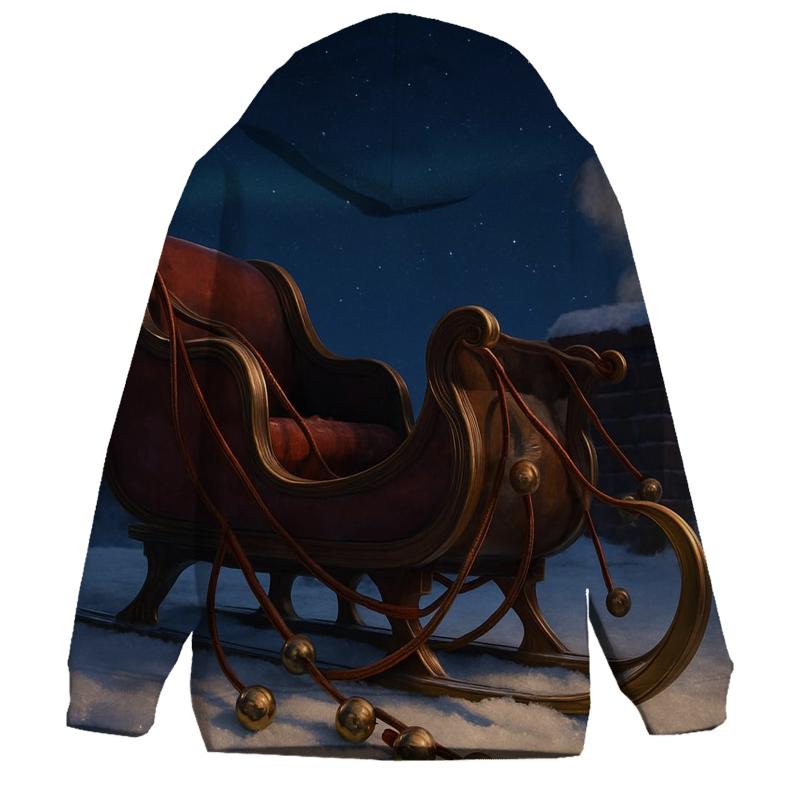Sleigh Bells On The Snowy Rooftop custom hoodies