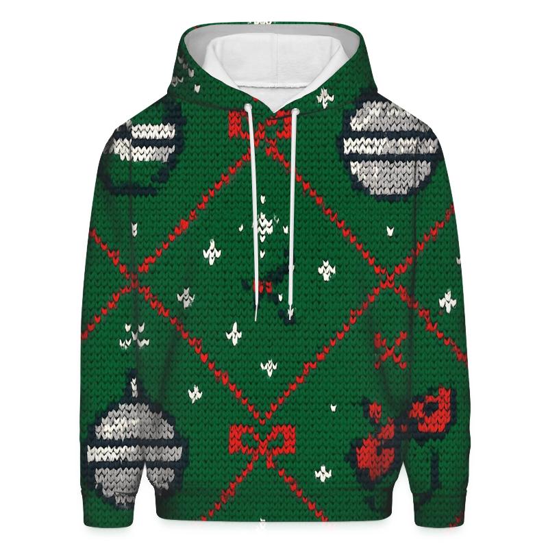 Ornament Satellite Lattice Design custom hoodies