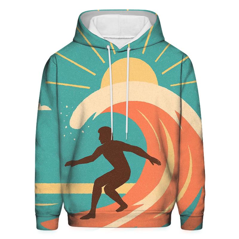 Retro Surf Break Solar Spray hoodie trends