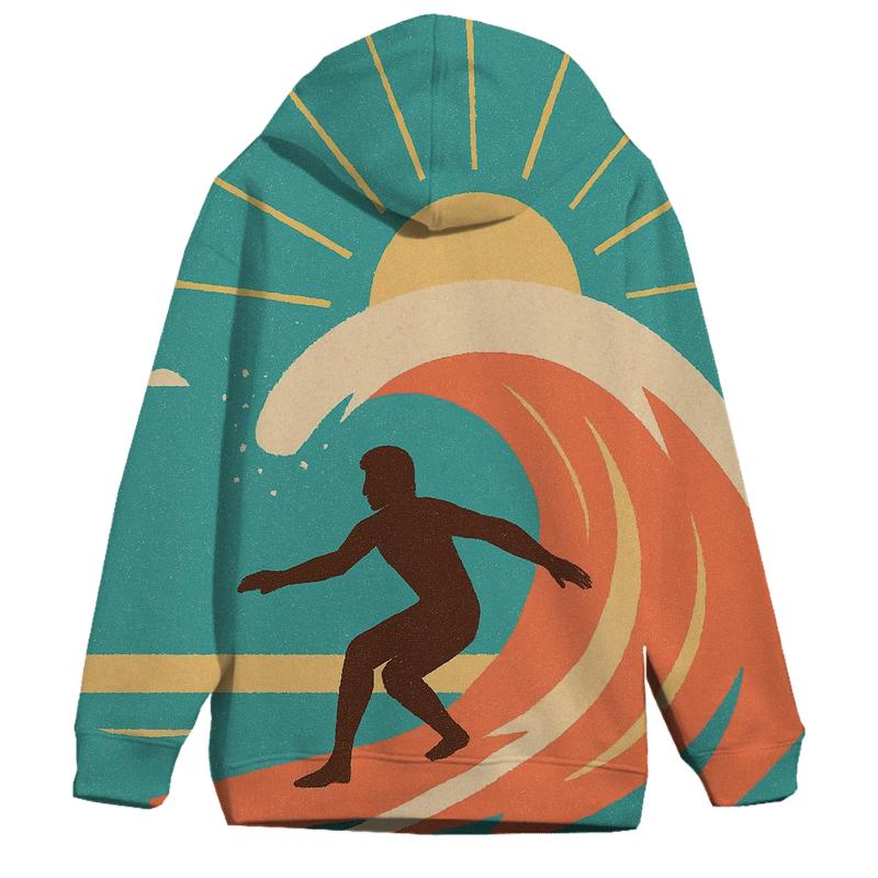 Retro Surf Break Solar Spray hoodie trends
