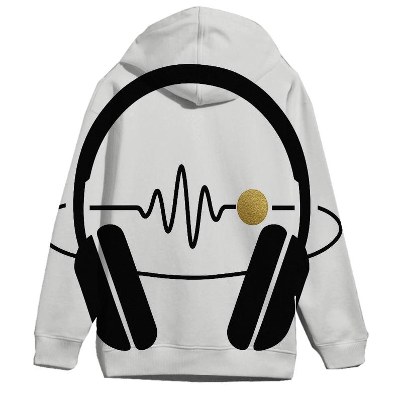 Headphone Orbit Minimal graphic hoodies