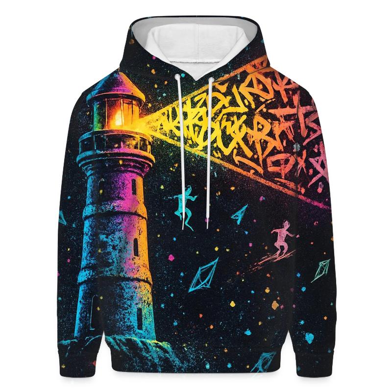 Graffiti Lighthouse In The Void hoodie designs