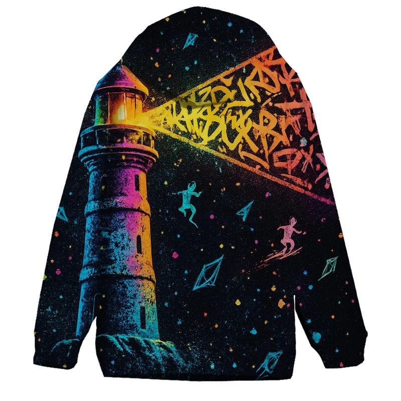 Graffiti Lighthouse In The Void hoodie designs