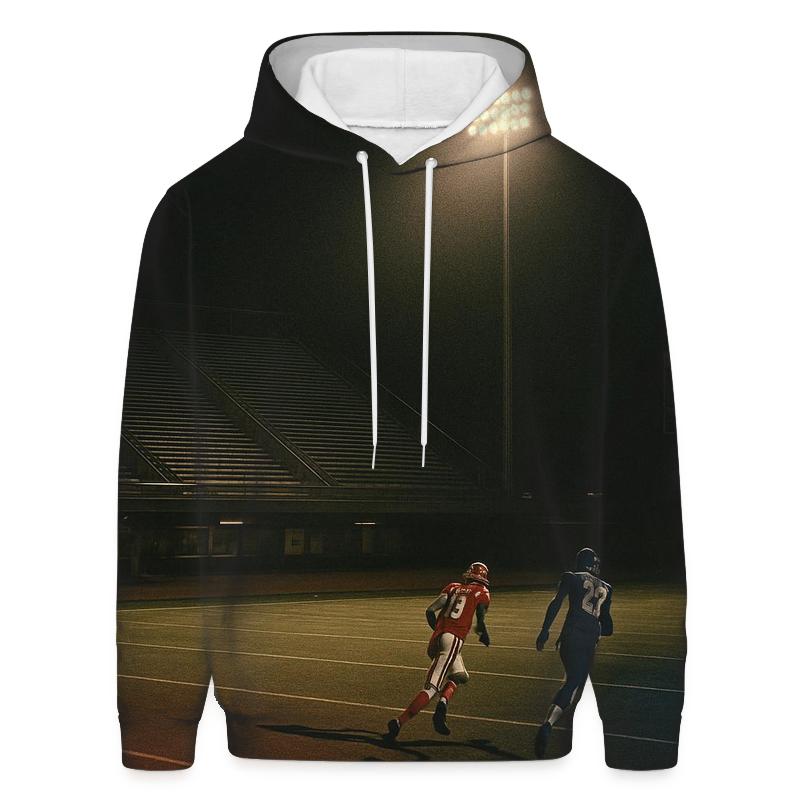 Deserted Night Stadium Rival Shadows printed hoodies