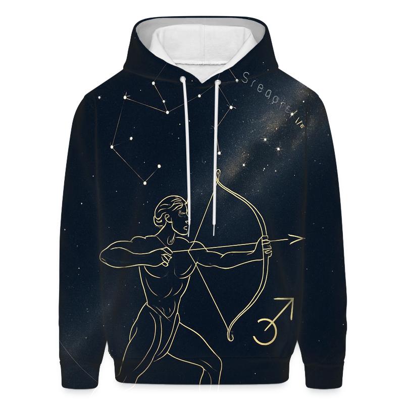 Sagittarius Archer On The Galactic Meridian hoodie designs