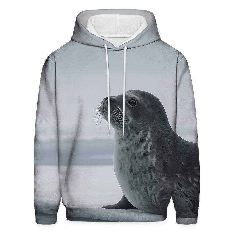 Glacier Edge Weddell Seal zip-up hoodies
