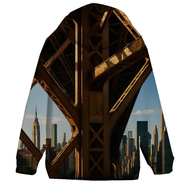 Queensboro Bridge Undercarriage Framing Midtown premium hoodies