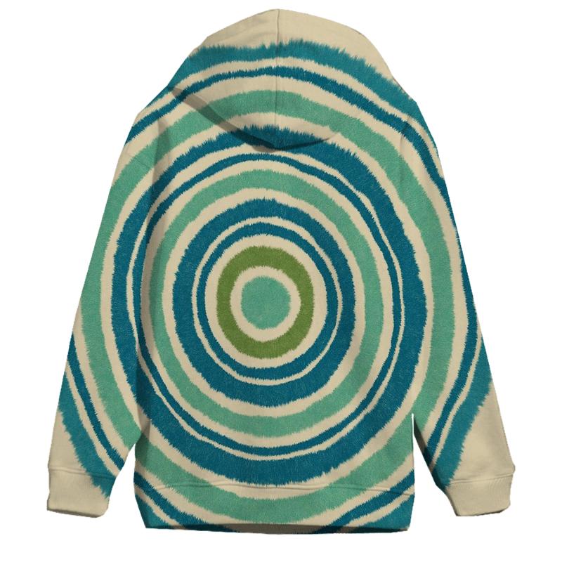 Suminagashi Orbit Rings Flow premium hoodies