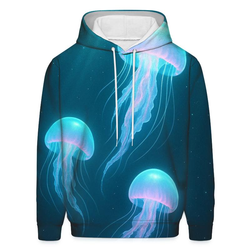 Holographic Jellyfish Ballet premium hoodies