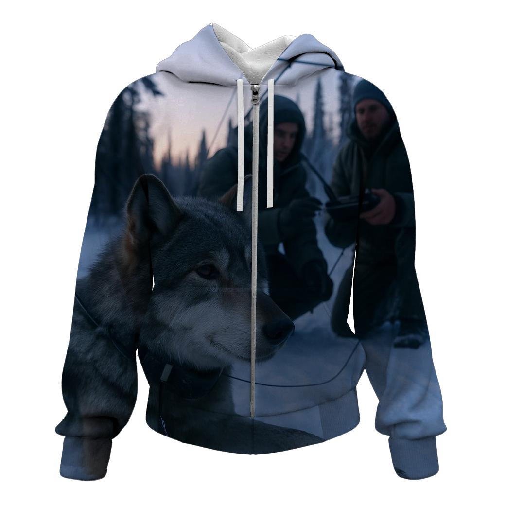 Radio Collar Check In Boreal Dawn heavyweight hoodies