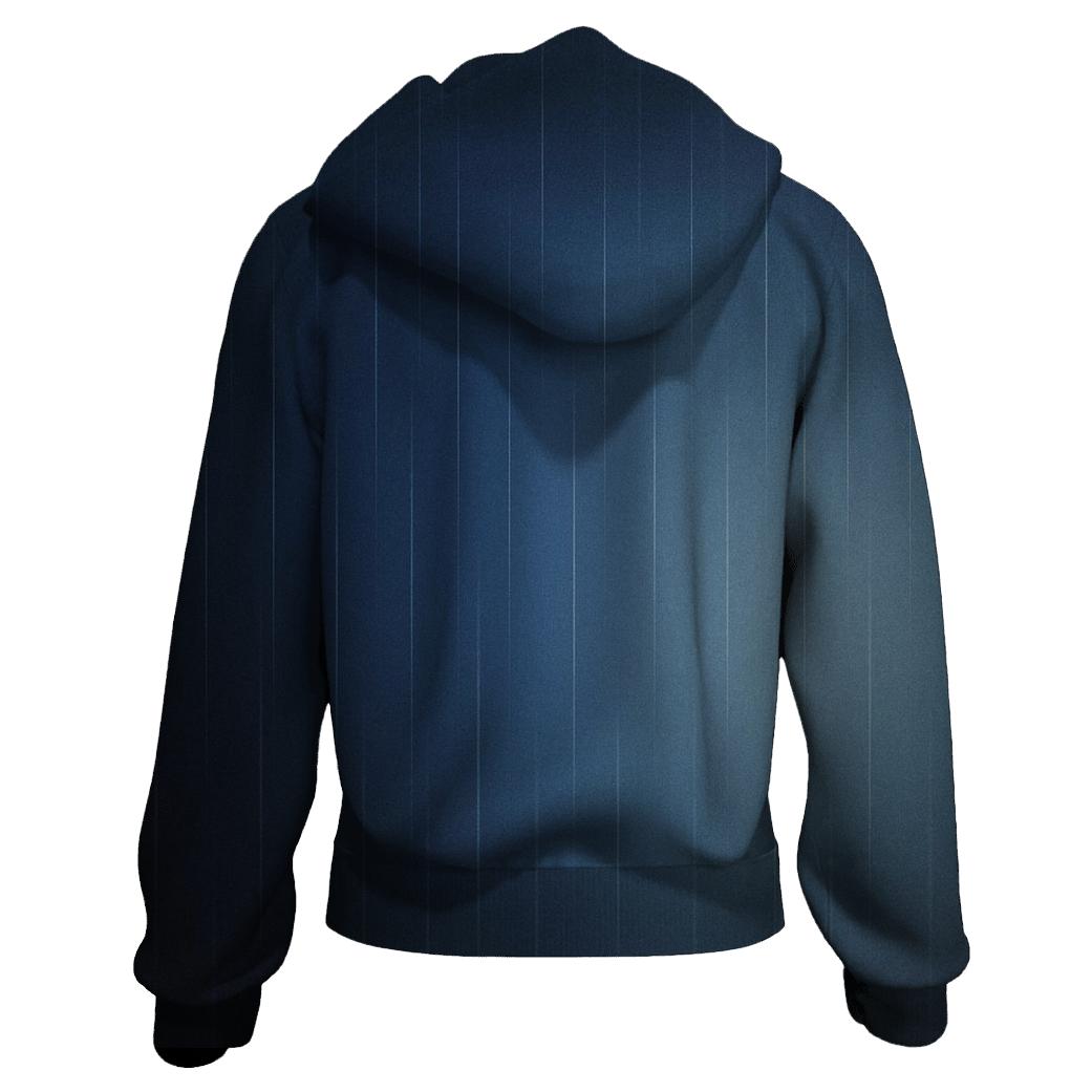 Cobalt Rainfall Veil pullover hoodies