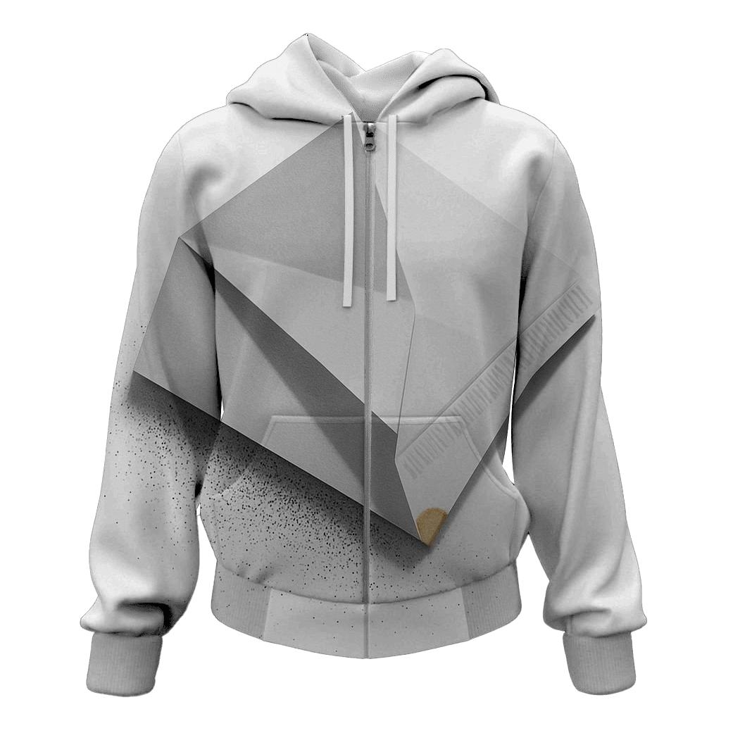 Filter Fold Geometry hoodie styles