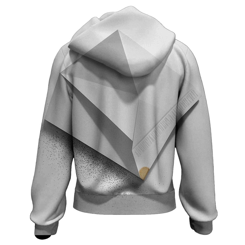 Filter Fold Geometry hoodie styles