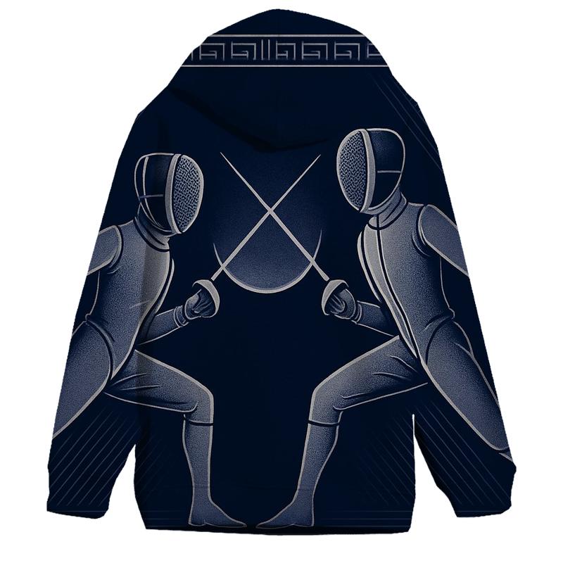 Fencing Moonlit Parry Lines designer hoodies