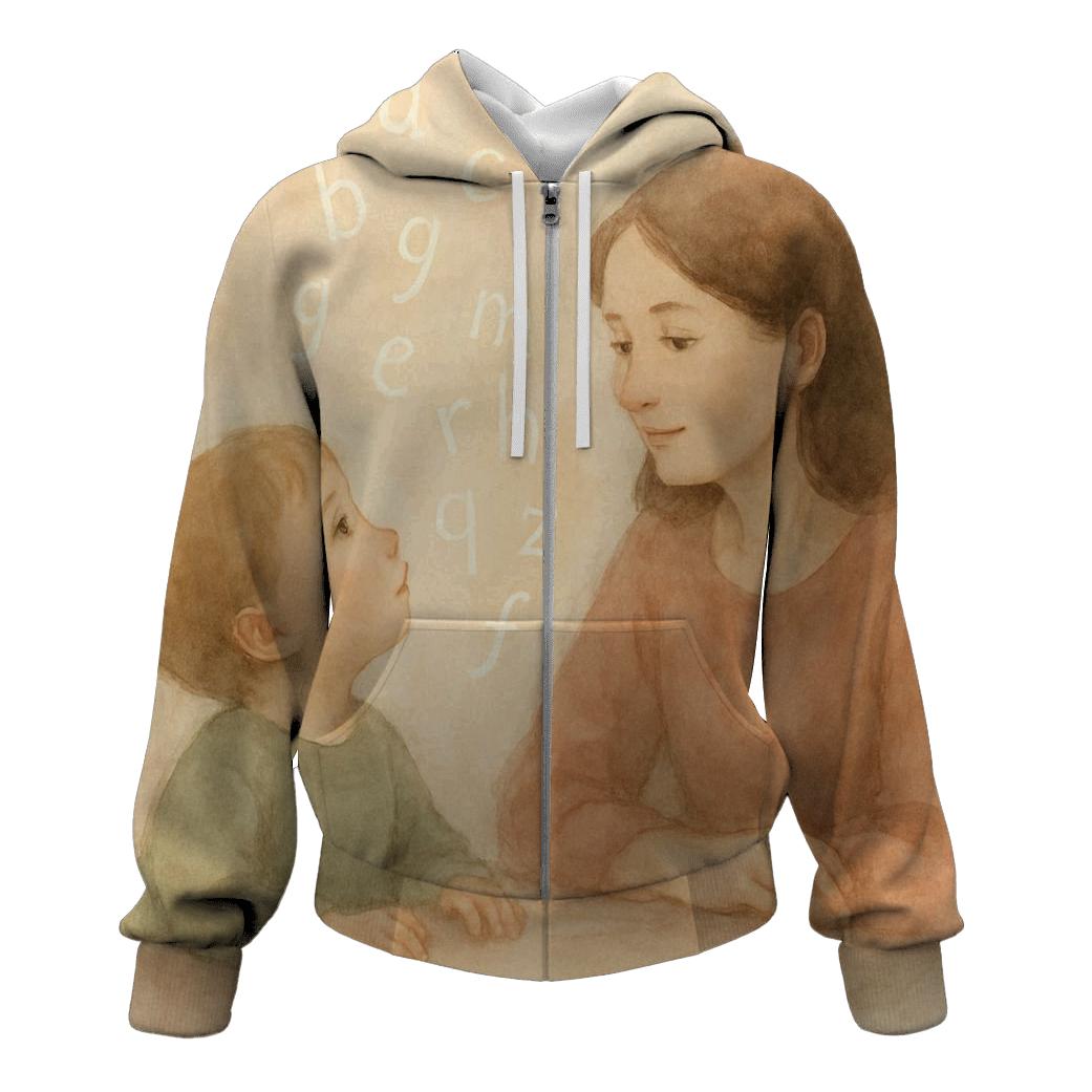 The Quiet Alphabet Of Her Care heavyweight hoodies