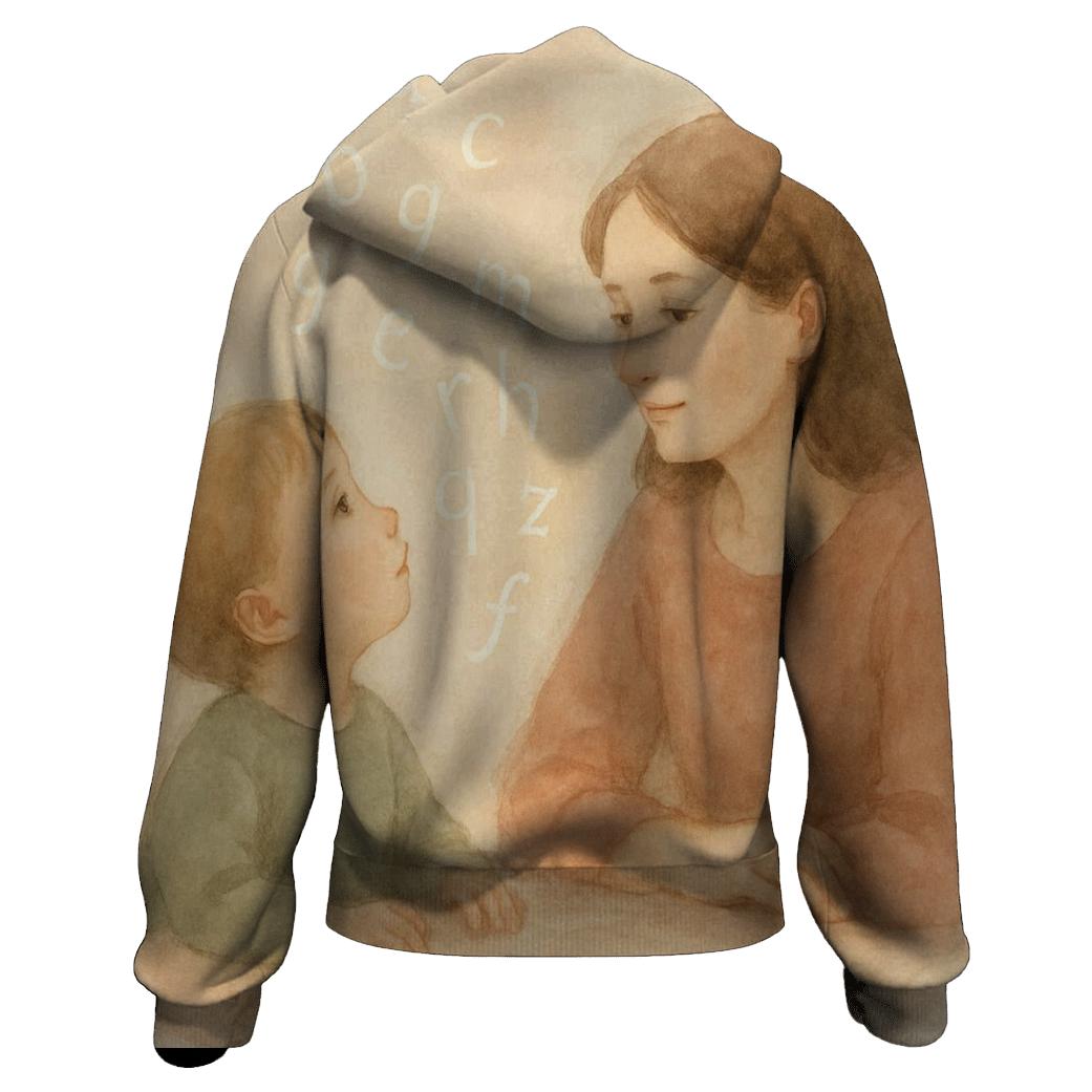 The Quiet Alphabet Of Her Care heavyweight hoodies