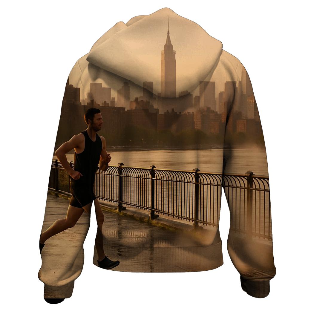 Harlem River Golden Hour With Yankee Stadium Distance designer hoodies