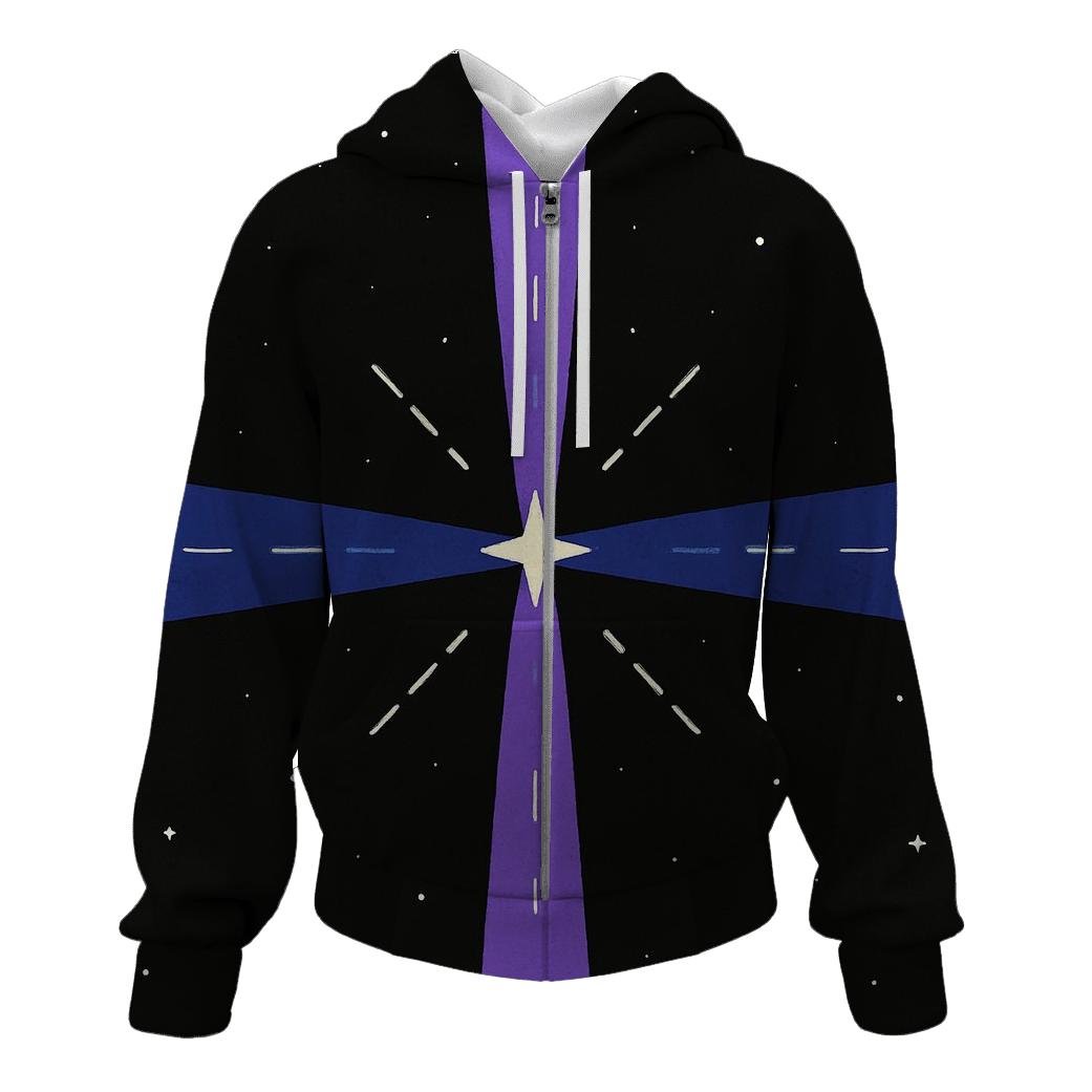Pulsar Beam Crosshatch heavyweight hoodies