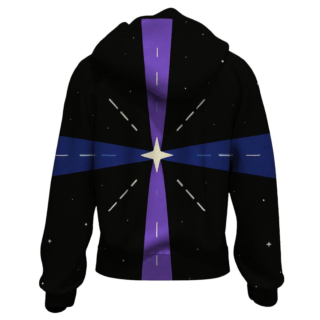 Pulsar Beam Crosshatch heavyweight hoodies