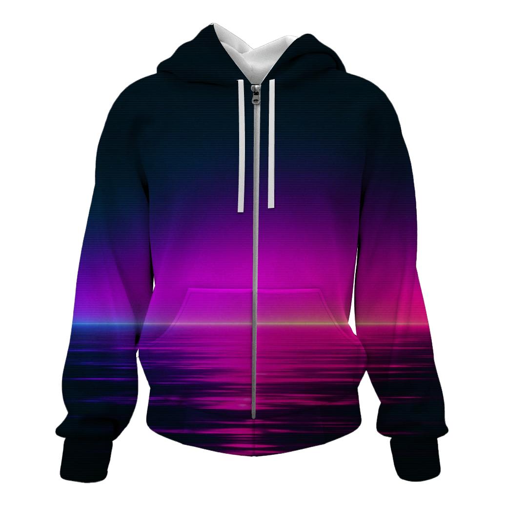 Neon Harbor Afterglow hoodie trends