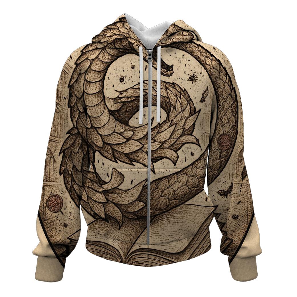 Ouroboros Library Of Rewritten Pages hoodie styles