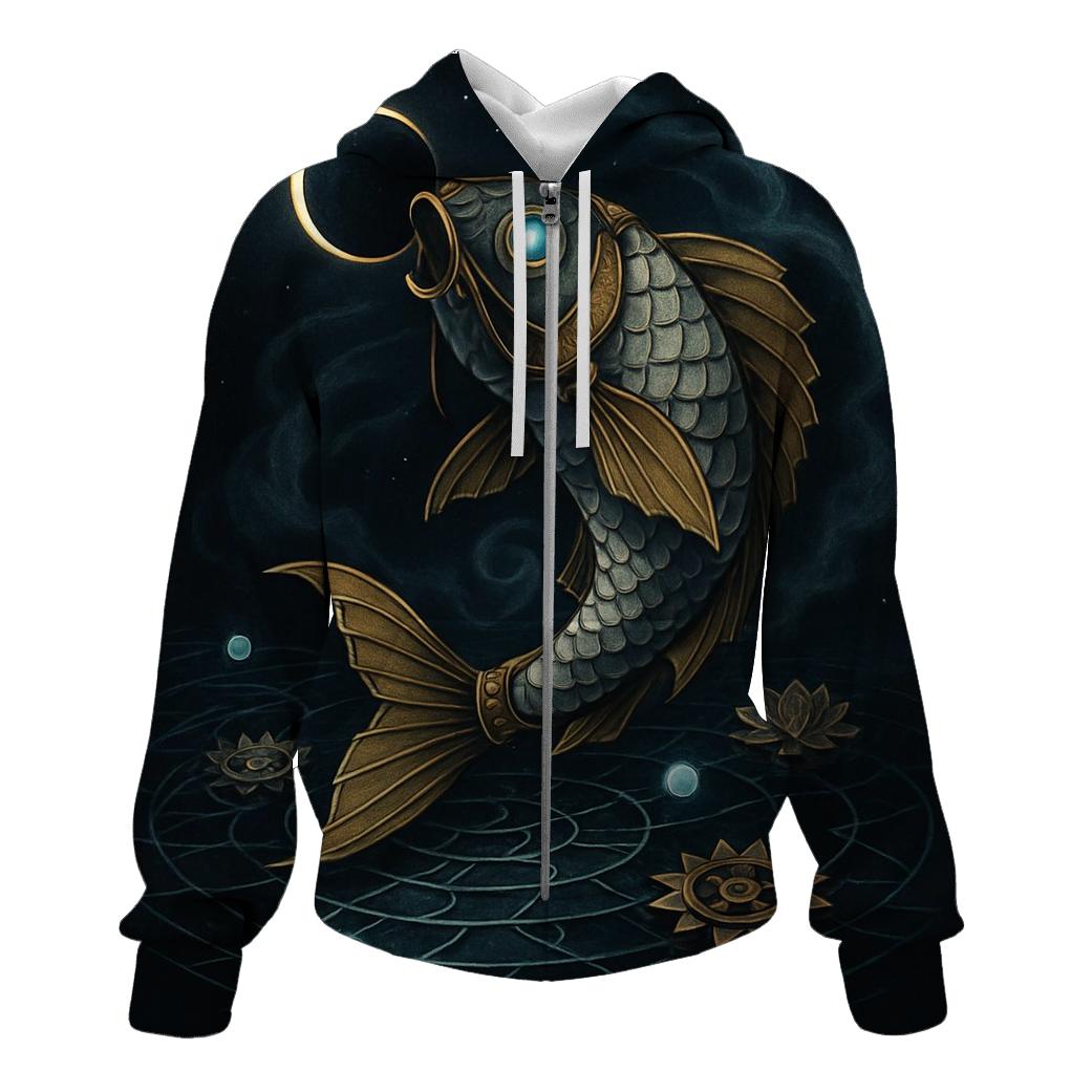 Clockwork Koi Eclipse hoodie styles