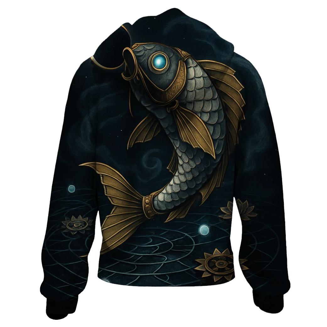 Clockwork Koi Eclipse hoodie styles
