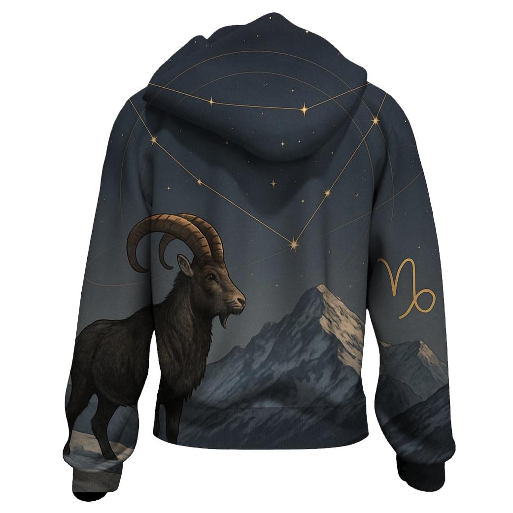 Capricorn Mountain Goat Star Atlas graphic hoodies