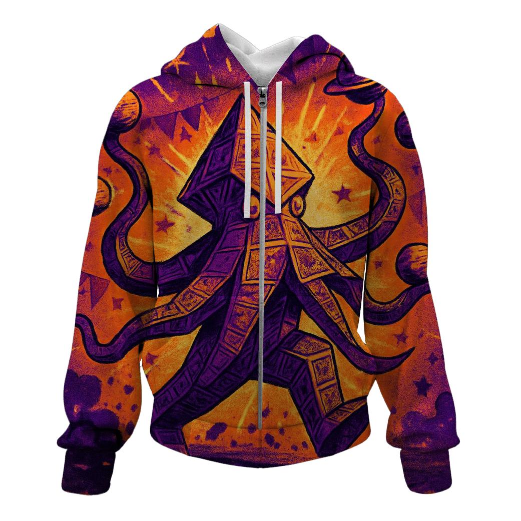 Origami Kraken Parade custom hoodies