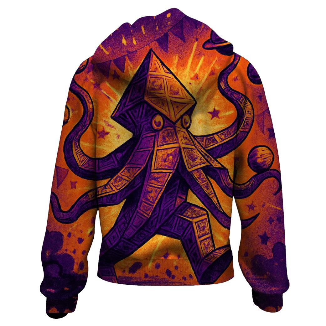 Origami Kraken Parade custom hoodies